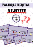 Vista previa - Unidades / Secuencias / Situaciones de Aprendizaje - PALABRAS SECRETAS HALLOWEEN - Portada