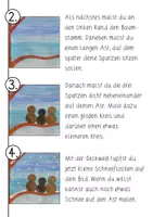 Vorschau - Mal- und Bastelvorlagen - Bastelanleitung: Die 3 Spatzen (auch zum selbst schreiben) - Seite 3