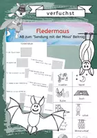 Vorschau - Arbeitsblätter - Fledermäuse - AB zum "Sendung mit der Maus" Spezial - Deckblatt