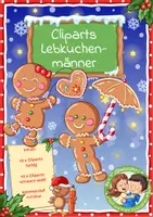 Vorschau - selbst erstellte Cliparts/Grafiken - 20 Cliparts - Weihnachten und Winter - Lebkuchenmänner - Deckblatt