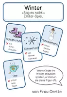 Vorschau - Spiele - Sag es nicht! Erklärspiel (Winter) - Deckblatt