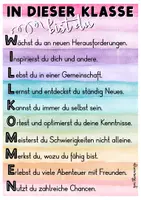 Vorschau - Poster - Klassengemeinschaftsdeko “In dieser Klasse bist du willkommen.” - Seite 3