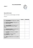Vorschau - Arbeitsblätter - Test Wahrscheinlichkeit Klasse 3-4-5 --> Worddokument - Seite 1