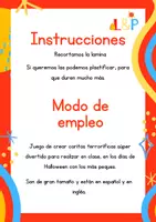 Vista previa - Juegos / Gamificación - Crea caritas de halloween - página 1