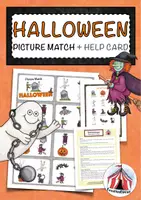 Vorschau - Arbeitsblätter - Großes Materialpaket Halloween – Flash cards, Games, Interview, Worksheets – Englisch - Seite 1