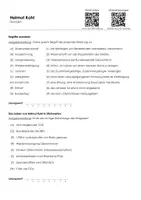 Vorschau - Arbeitsblätter - Helmut Kohl (Infotext und Übungen) - Seite 1