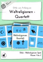 Vorschau - Spiele - Ethik Weltreligionen Quartett - Deckblatt
