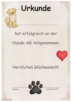 Vorschau - Poster - Urkunden Schulhund - Seite 2