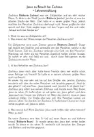 Vorschau - Bildkarten - Zachäus und Jesus - Zwei Unterrichtsstunden im Fach Religion. Lehrererzählung, Bild- und Wortkarten + Lückentext - Seite 1