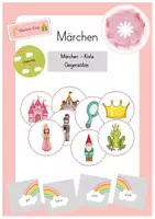 Vorschau - Bildkarten - Märchen-Kiste mit Bildkarten und Wortkarten & Märchen Gegensätze - Deckblatt