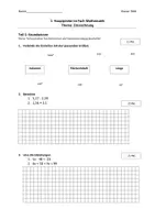 Vorschau - Test - Klassenarbeit Zinsrechnung + Lösung - Deckblatt