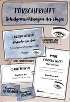 Vorschau - Stundenentwürfe - Versuche Schutzmechanismen des Auges mit Forscherheft - Deckblatt