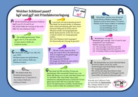 Vorschau - Arbeitsblätter - Materialpaket Primfaktorzerlegung, kgV und ggT - Seite 2