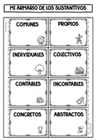 Vista previa - Hojas de trabajo - Mi armario de los sustantivos - página 2