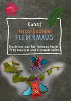 Vorschau - Mal- und Bastelvorlagen - Herbstliches Basteln mit Klopapierrollen - HALLOWEEN / HERBST / WALD - Materialpaket - PHASENBILDER - Deckblatt