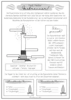 Vorschau - Arbeitsblätter - Arbeitsblatt: Der Bunsenbrenner / Gasbrenner - Seite 1