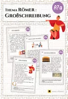 Vorschau - Stationenlernen - Römer fächerübergreifend: Großschreibung (Deutsch) - Deckblatt