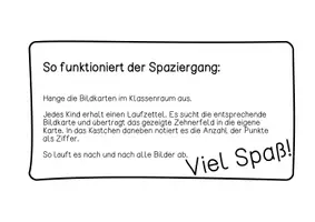 Vorschau - Arbeitsblätter - 10er-Feld-Spaziergang - erste Klasse - Halloween - Seite 1