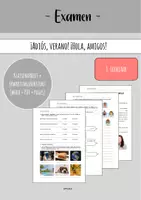 Vorschau - Klassenarbeiten - Klassenarbeit - ¡Hola, amigos! ¡Adiós verano! - 9. Klasse / EF - Deckblatt