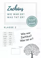 Vorschau - Arbeitsblätter - Zachäus- Wie war er? Was tat er? Religionsunterricht Klasse 2 - Deckblatt