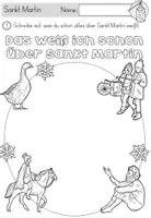 Vorschau - Unterrichtsreihen - Lernwerkstatt - Sankt Martin mit vielen Arbeitsblättern und Bastelvorlagen - Seite 3