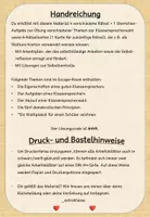 Vorschau - Arbeitsblätter - Escape Room: Der Klassensprecher und die Wahl (Klasse 3-4) - Seite 1