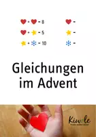 Vorschau - Arbeitsblätter - Gleichungen im Advent und zu Weihnachten - Deckblatt