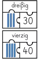 Vorschau - Spiele - Zahlenpuzzle Zahlenraum 100: Zehnerzahlen (Dines-Material) - Seite 3