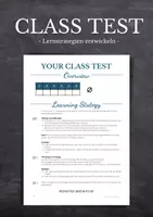 Vorschau - Arbeitsblätter - Lernstrategien nach der Klassenarbeit entwickeln (Englisch) - Alternative Berichtigung - Deckblatt