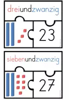 Vorschau - Spiele - Zahlenpuzzle Zahlenraum 100: Zahlbildung (Dines-Material) - Seite 3