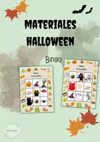 Vista previa - Juegos / Gamificación - BINGO HALLOWEEN atención y vocabulario - Portada