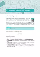 Vorschau - Arbeitsblätter - Übungsheft "Grundlagen der Linearen Algebra - Matrizen" – inkl. Lernvideos mit QR Codes - Seite 1