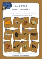 Vorschau - Spiele - Brown Owl's Autumn - Game Cards - Deckblatt