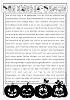 Vorschau - Anderer Materialtyp - Halloween Gruselgeschichte – diff. Lesetext - Seite 2