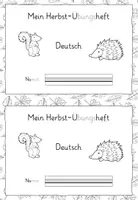 Vorschau - Arbeitsblätter - Deutsch Übungsheft Klasse 2 Herbst - Deckblatt