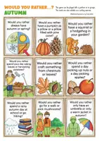 Vista previa - Juegos / Gamificación - autumn - Would you rather...? game English / Inglés - página 2