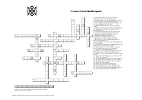 Vorschau - Arbeitsblätter - Kreuzworträtsel "Nachkriegszeit 1945-1949" (mit Lösung) - Deckblatt