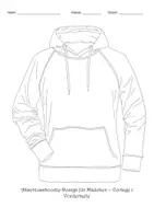 Vorschau - Arbeitsblätter - Mode-Design: Abschlusspullis / Hoodies selbst entwerfen - Seite 2
