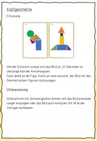 Vorschau - Fördermaterial/Inklusion - Kopfgeometrie / Geometrie / Rätsel / Konzentration / Freiarbeit - Seite 2