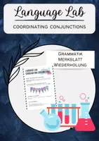 Vorschau - Fördermaterial/Inklusion - Grammatik wiederholen ### Language Lab: Coordinating conjunctions - Deckblatt