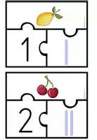Vorschau - Spiele - Zahlenpuzzle Zahlenraum 10: Zahlen und Mengen - Seite 2