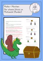 Vorschau - Spiele - Runden auf Zehner und Hunderter: Ein Mathe-Märchen - Deckblatt