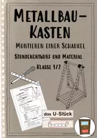 Vorschau - Stundenentwürfe - Metallbaukasten - Die Schaukel (Entwürfe und Material) - Deckblatt