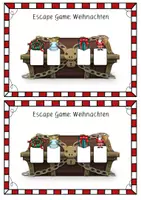 Vorschau - Arbeitsblätter - Escape Game Weihnachten – Rätselspiel zur Wortschatzfestigung (DaZ & Deutsch / Grundschule) - Seite 3