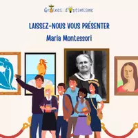 Aperçu - Autre type de ressources - J'apprends avec Graines d'Optimisme - Maria Montessori - Page de couverture