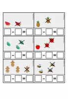 Vorschau - Fördermaterial/Inklusion - Subtraktion im Zahlenraum 10, ZR 10, Förderung, Mengenerfassung, 148 Karten - Seite 3