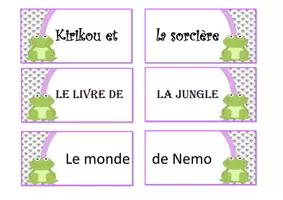 Aperçu - Apprentissages en autonomie - jeu des paires sur les dessins animés P2-P3 - Page 1