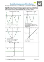 Vorschau - Unterrichtsreihen - SKRIPT: Graphisches Integrieren von Polynomfunktionen (mit Lösungen & PowerPoint) - Seite 2