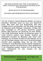 Vorschau - Arbeitsblätter - Flipbook-Waldbrände - Seite 1