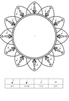 Vorschau - Arbeitsblätter - Mandala Notenwerte und Pausenwerte - Seite 2